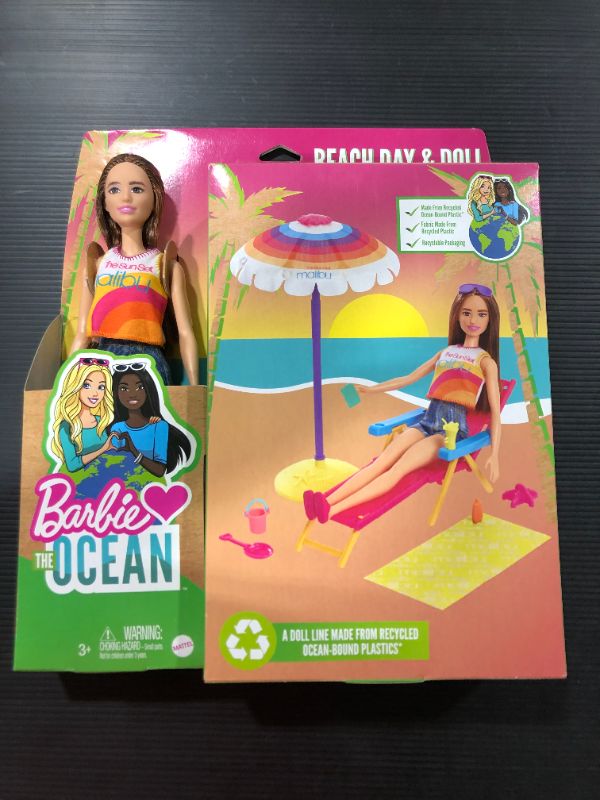 Photo 1 of Barbie Loves the Ocean & Beach Doll Playset