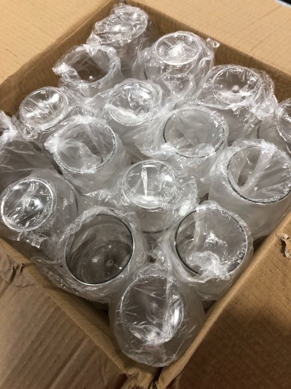 Photo 4 of 32 count 12 oz Unbreakable Stemless Plastic Wine Champagne Glasses Elegant Durable