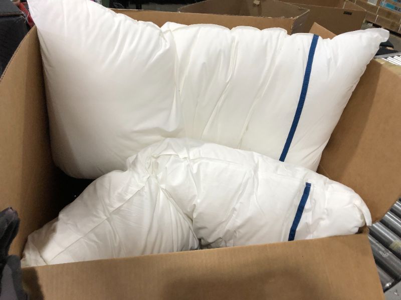 Photo 2 of Bedsure Pillows King Size Set of 2 - King Pillows for Sleeping Cooling Hotel Bed Pillow for Side and Back Sleepers, Luxury Breathable Cotton Soft and Supportive Down Alternative Fluffy Pillows
