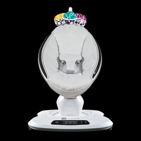 Photo 1 of 4moms MamaRoo®4, 5 Unique Motions, Bluetooth Enabled Baby Swing, Grey Classic
