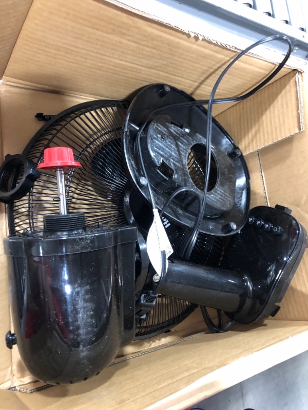 Photo 1 of Honeywell Comfort Control Oscillating Table Fan Adjustable Tilt Head With 3 Speeds & Removeable Grill
