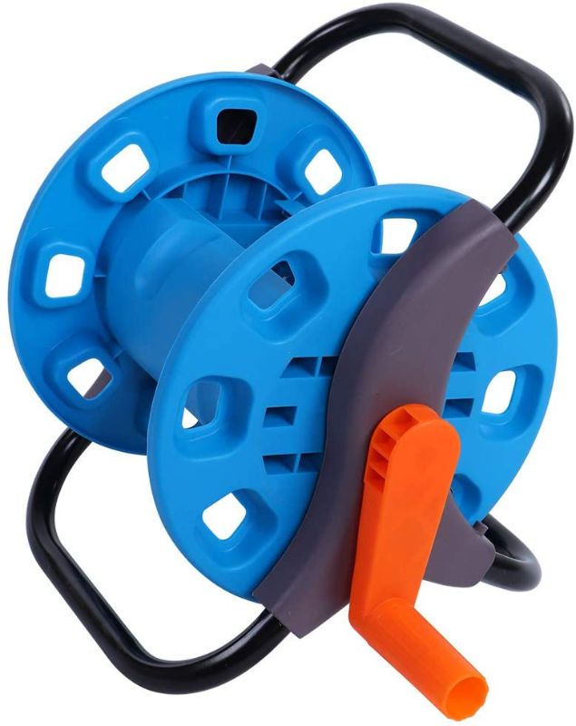 Photo 1 of Water Pipe Hose Reel -Portable Garden Water Pipe Hose Reel Cart Outdoor Planting Hosepipe Organizer Can Be Used in Home Garden Roads Greenhouse
