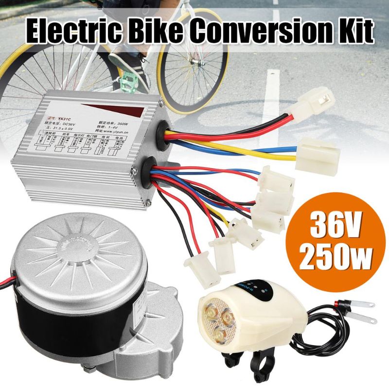 Photo 1 of 24v/36v 250w/350w electric bike conversion kit e-bike motor controller fr