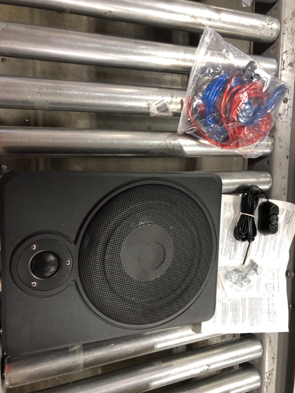 Photo 3 of 10inch 800W Car Under Seat Active Amplifier Subwoofer Bass HiFi Slim Speaker
