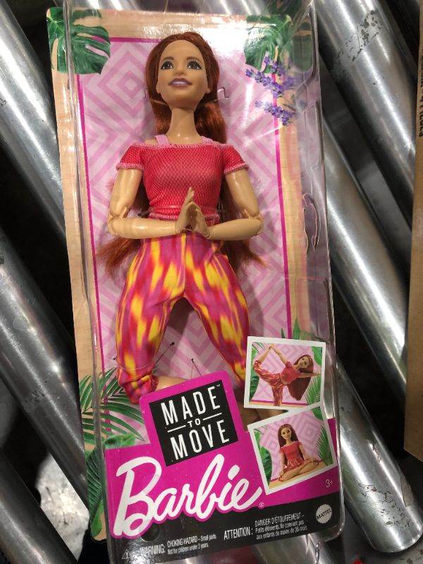 Photo 2 of Barbie Made to Move Doll - Orange Dye Pants
