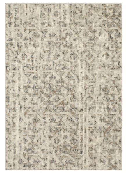 Photo 1 of 5'x7' Eliot Geo Area Rug Gray - Threshold™
