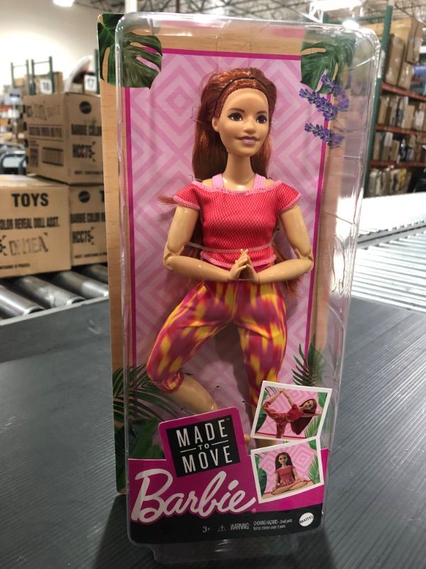 Photo 1 of ?Barbie Made to Move Doll - Orange Dye Pants

