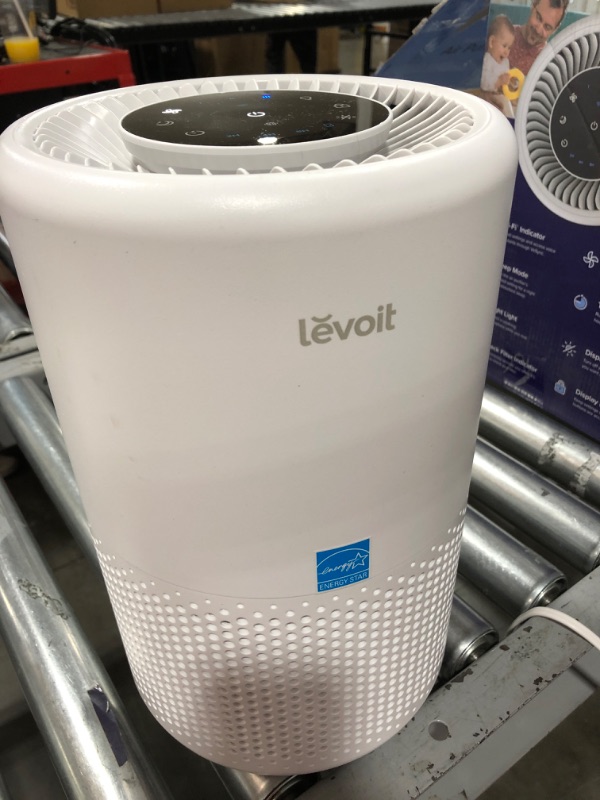 Photo 2 of LEVOIT Air Purifiers for Home Large Room, Smart WiFi Alexa Control, H13 True HEPA Filter for Allergies, Pets, Somke, Dust, Pollen, Ozone Free, 24dB Quiet Cleaner for Bedroom, Core 200S, White
