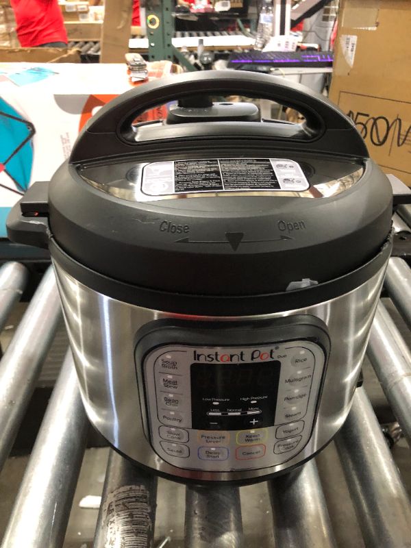 Photo 2 of Instant Pot 6-Quart Duo Electric Pressure Cooker 7-in-1 Yogurt Maker Food Steamer Slow Cooker Rice Cooker & More
