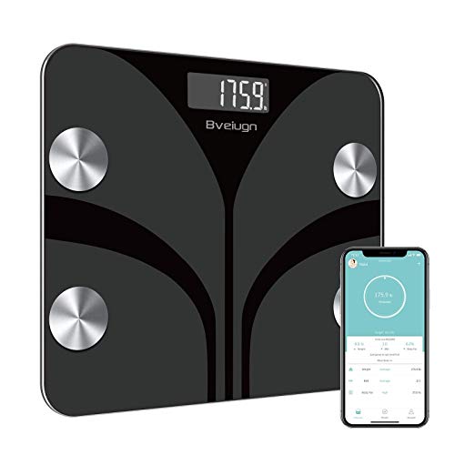 Photo 1 of Body Fat Scale, Bveiugn Smart Scale for Body Weight BMI Digital Bathroom Wireless Scales, Body Composition Analyzer with Health Monitor Sync Apps, 400
