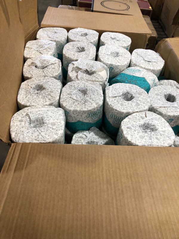 Photo 1 of Angel Soft PS 2-Ply Premium Bathroom Tissue - White (80 Rolls/Carton 450/Sheets/Roll)
