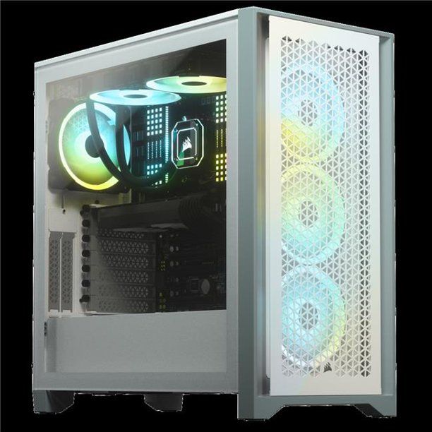 Photo 1 of Corsair CC-9011201-WW 4000D Airflow Tempered Glass Mid-Tower ATX Case White
