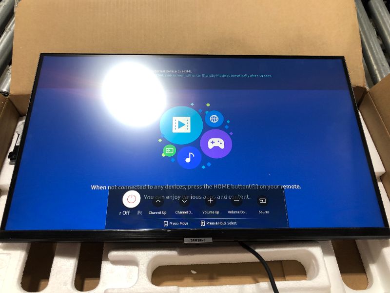 Photo 2 of Samsung - AM500 Series 27" LED FHD Smart Tizen Monitor - Black
