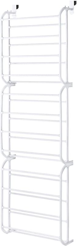 Photo 1 of Whitmor Over The Door Shoe Rack, 36 Pair, White