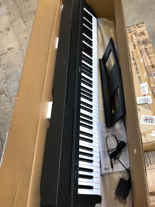 Photo 2 of Yamaha P71 88-Key Weighted Action Digital Piano with Sustain Pedal and Power Supply