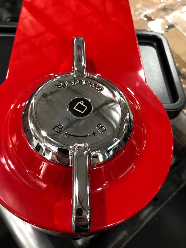 Photo 1 of Nespresso Vertuo Coffee and Espresso Machine by De Longhi Red
