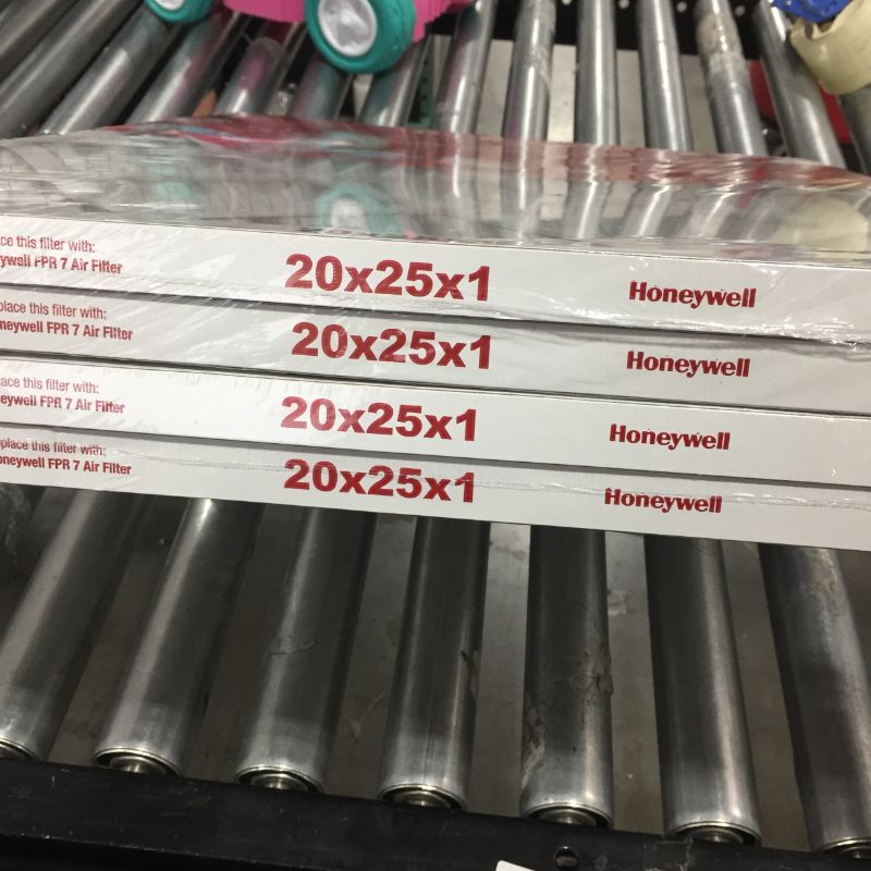 Photo 1 of 20 x 25 x 1 Honeywell Allergen Plus Pleated- FPR 7 Air Filter (4-pack)
