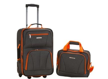 Photo 1 of 2 Pc Luggage Set, Charcoal
