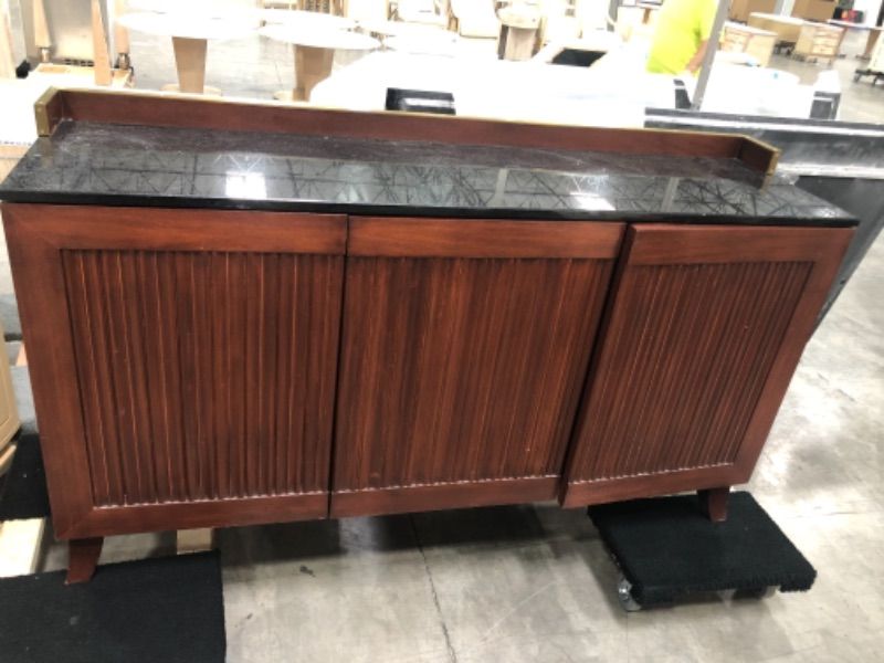 Photo 2 of Brown and Black Counter top 66W x 36H x 18W inches