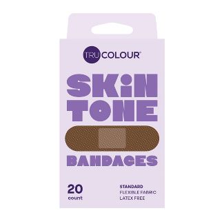 Photo 1 of **pack of four** Me4kidz Tru Colour Fragrance Free Adhesive Bandages - Purple - 20ct