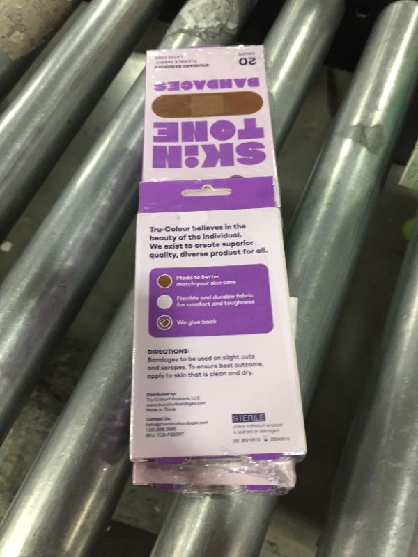 Photo 1 of **pack of four** Me4kidz Tru Colour Fragrance Free Adhesive Bandages - Purple - 20ct