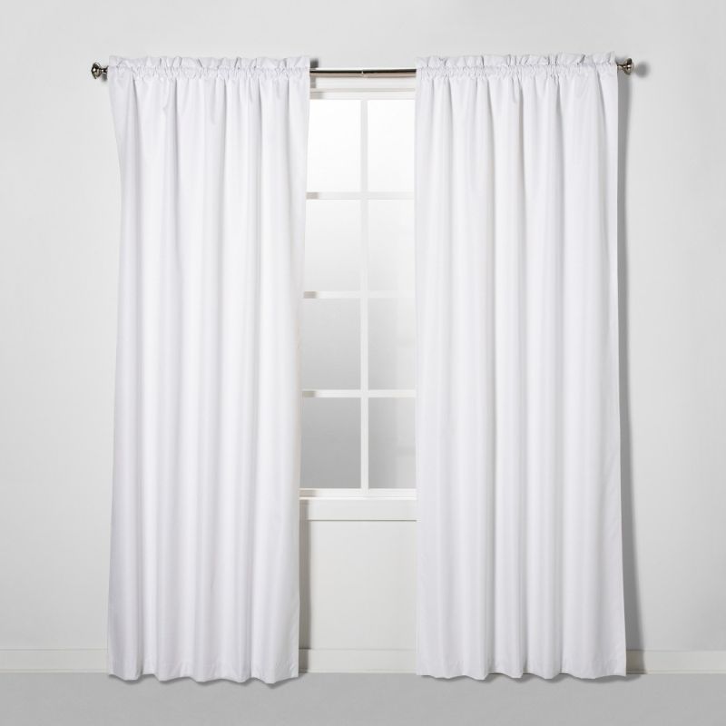 Photo 1 of 63"x42" Braxton Blackout Window Curtain Panel - Eclipse
