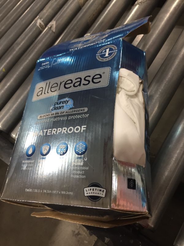 Photo 1 of Allergy Protection Waterproof Mattress Protector – AllerEase TWIN
