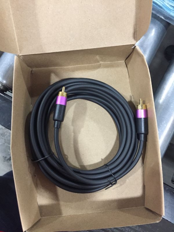 Photo 2 of AmazonBasics Subwoofer Cable - 15 Feet
