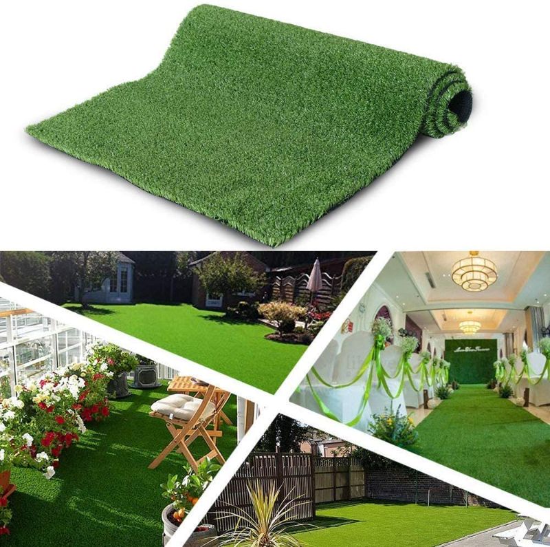 Photo 1 of ALTRUISTIC 6' x 10' Custom Faux Artificial Grass Rug Indoor Outdoor Pet Turf Synthetic Turf Rug with Drainage Holes
