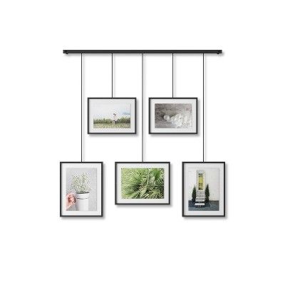 Photo 1 of 27.38" x 31.25" Exhibit 5 OPPD Multiple Image Frame Black - Umbra

