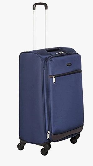 Photo 1 of AMAZONBASICS SOFTSIDE SPINNER LUGGAGE - 29-INCH, NAVY BLUE
