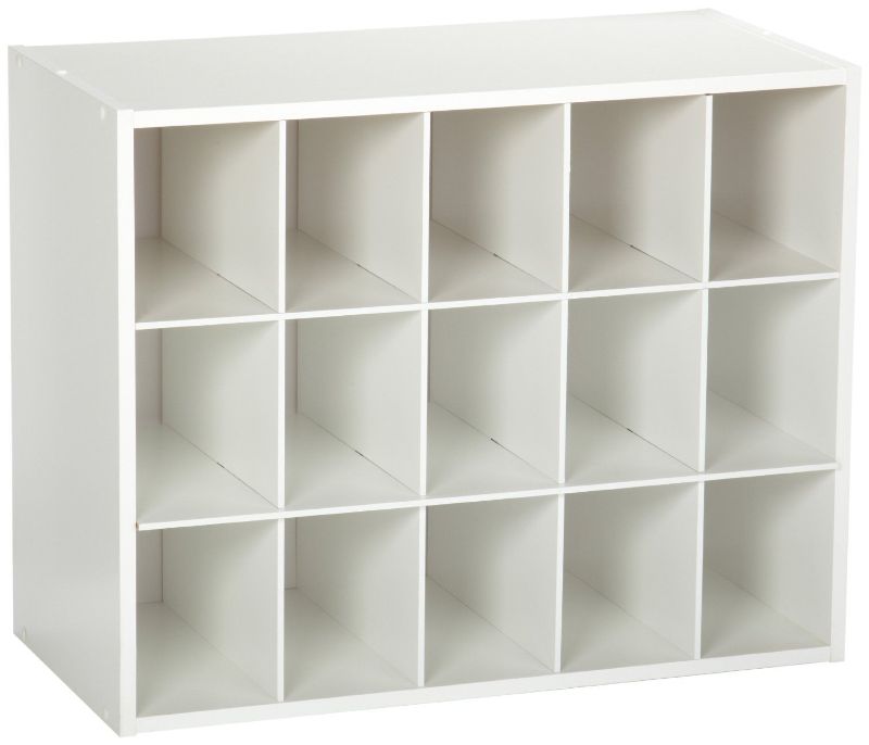 Photo 1 of ClosetMaid 8983 Stackable 15-Unit Organizer, White
