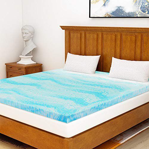 Photo 1 of 3-inch Soothing Cool Gel Memory Foam Mattress Topper