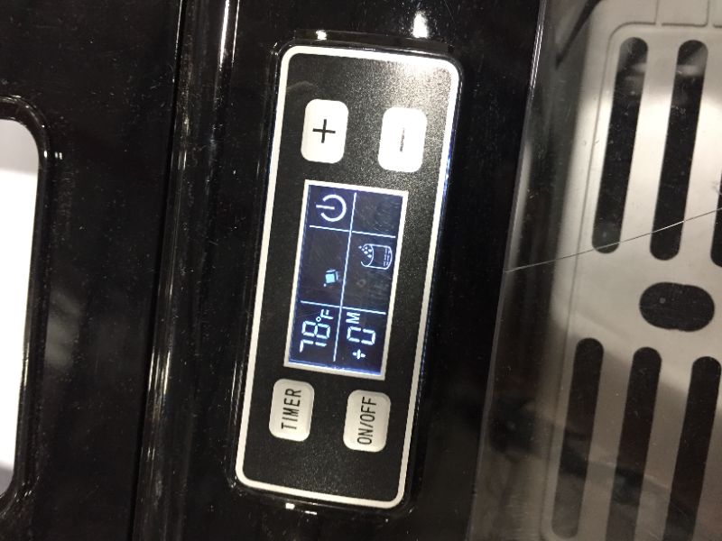 Photo 3 of Frigidaire EFIC452-SSBLACK XL Maker, Makes 40 Lbs. of Clear Square Ice Cubes A Day, Black Stainless
