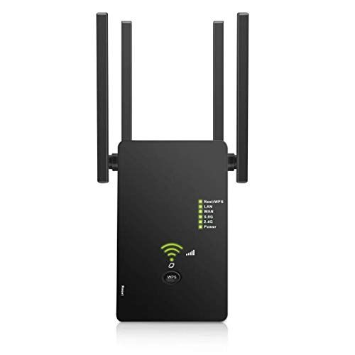 Photo 1 of Urant WiFi Extender Signal Booster - Coverage up to 2640sq.ft and 25 Devices with AC1200 Dual Band Wireless Signal Booster & Repeater , and Compact Wall Plug Design
