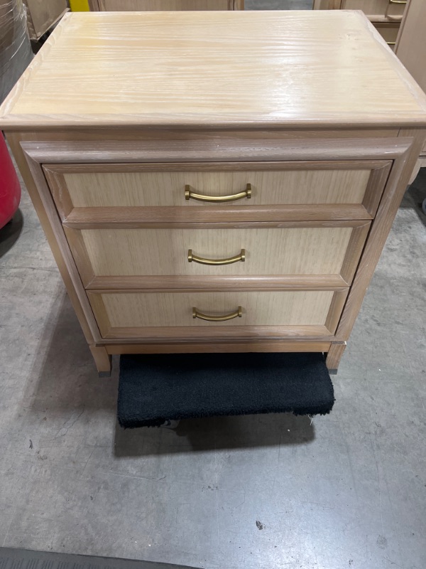 Photo 1 of 3 DRAWER NIGHT STAND  20L X 26W X 28H INCHES