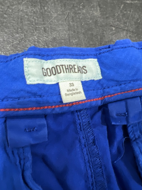 Photo 2 of GOOD THREAD BLUE SHORTS SIZE 33