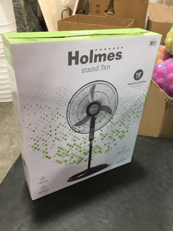 Photo 2 of Holmes Oscillating Stand Fan 18 Inch
