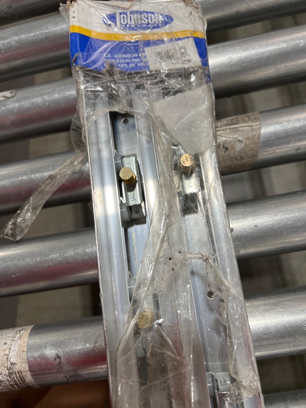 Photo 1 of  Johnson Hardware 138F Series Bypass Track Set for 4 Doors 96" 138F964DR