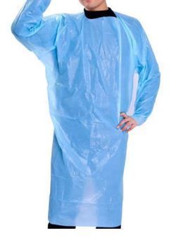 Photo 1 of Alder Latex-free Light Duty Disposable Non-Woven Isolation Gown for Medical & Hospital Use | 15 Pack
