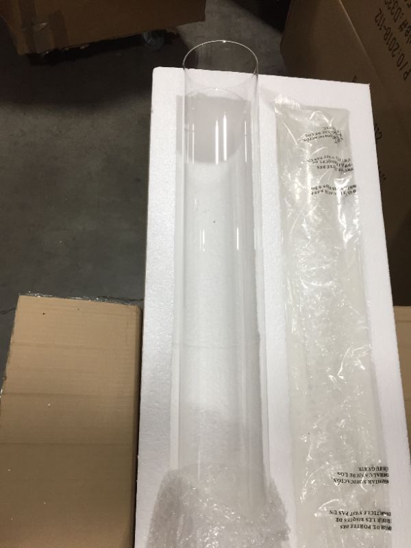 Photo 1 of ONLY Spare Glass for Steel and Glass Lamp  47" x 4"
Pack of 4