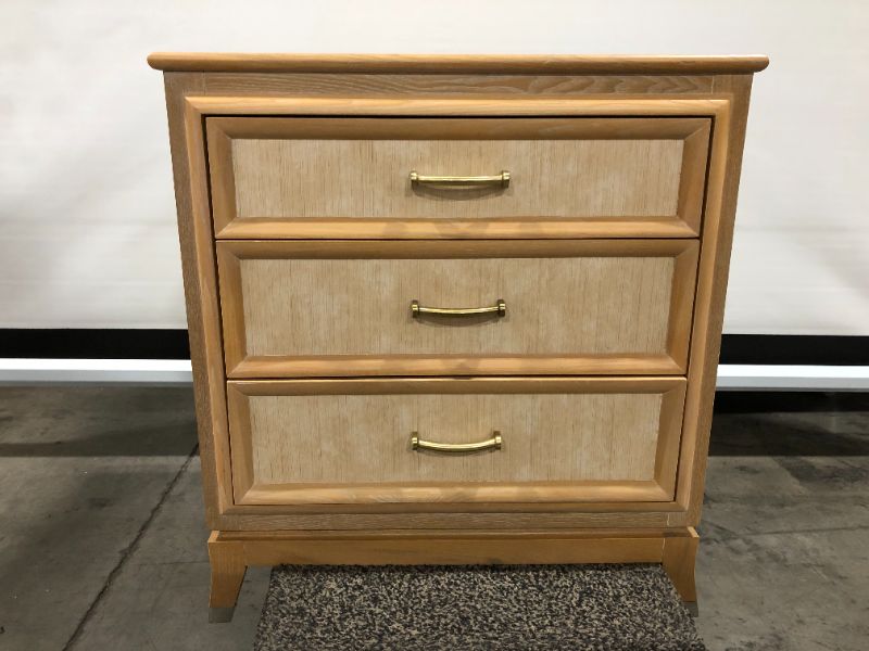 Photo 1 of 3 DRAWER NIGHT STAND 22L X 26W X 28H INCHES