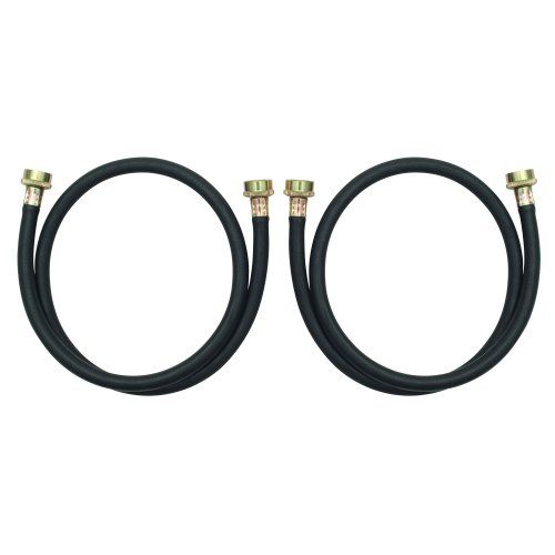 Photo 1 of 4 ft. Residential Washer Hoses (2-Pack)
