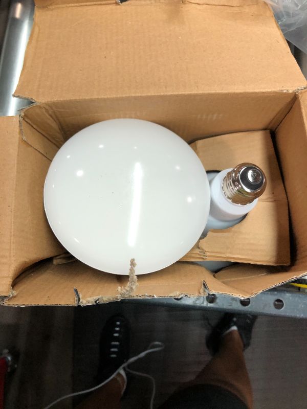 Photo 4 of 120-Watt Equivalent BR40 Dimmable CEC Enhance 90+ CRI Recessed LED Flood Light Bulb, Soft White 2700K (2-Pack)
