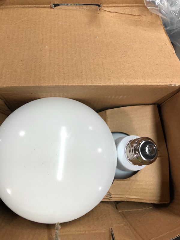 Photo 3 of 120-Watt Equivalent BR40 Dimmable CEC Enhance 90+ CRI Recessed LED Flood Light Bulb, Soft White 2700K (2-Pack)
