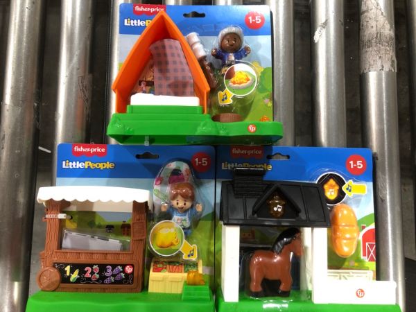 Photo 1 of 3 Pack!!! Multivariate Pack of Fisher Price - Little People Mini Playset