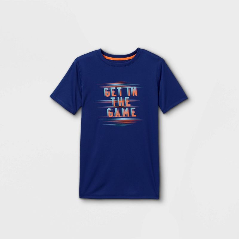 Photo 1 of Boys' Short Seeve 'Get in the Game' Graphic T-Shirt - a in Motion™ Large 12/14 2 Pack
