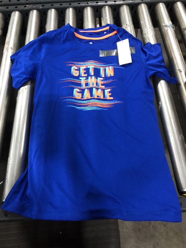 Photo 2 of Boys' Short Seeve 'Get in the Game' Graphic T-Shirt - a in Motion™ Large 12/14 2 Pack
