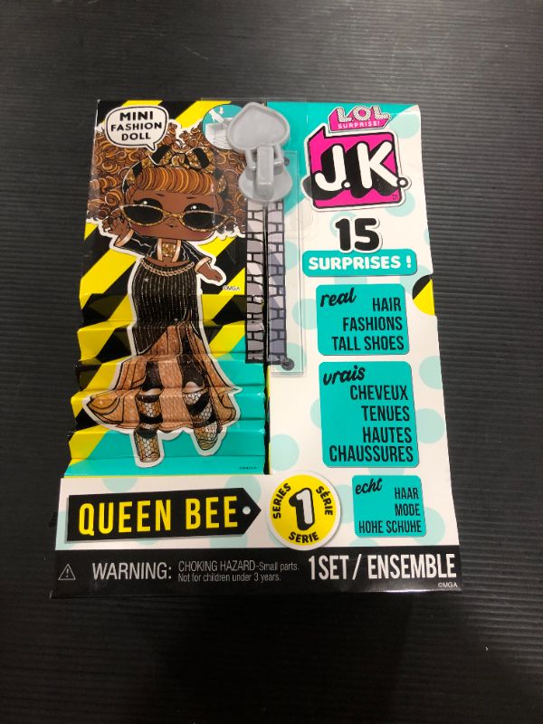 Photo 2 of LOL Surprise JK Queen Bee Mini Fashion Doll with 15 Surprises Great Gift for Kids Ages 4 5 6+
