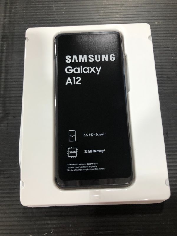 Photo 2 of Simple Mobile Prepaid Samsung Galaxy A12 (32GB) - Black
